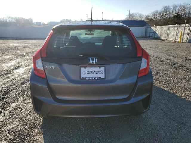 3HGGK5H56FM777294 - 2015 HONDA FIT LX GRAY photo 6