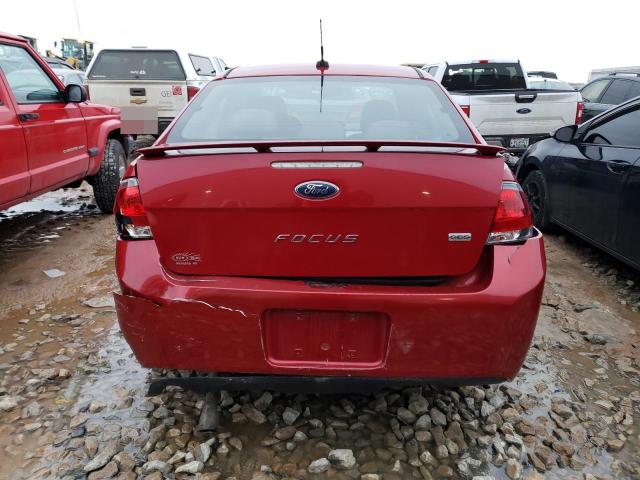 1FAHP3GN9AW292849 - 2010 FORD FOCUS SES RED photo 6