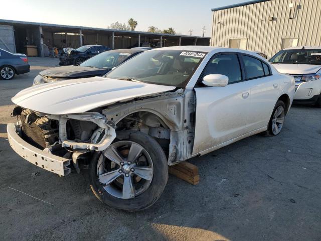 2C3CDXHG4JH166440 - 2018 DODGE CHARGER SXT PLUS WHITE photo 1