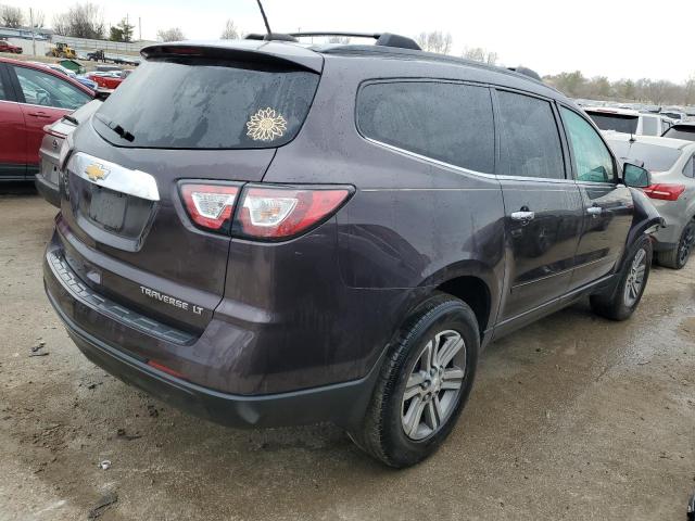 1GNKRGKDXGJ222936 - 2016 CHEVROLET TRAVERSE LT BLACK photo 3