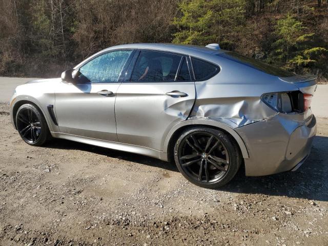 5YMKW8C3XH0U72429 - 2017 BMW X6 M SILVER photo 2