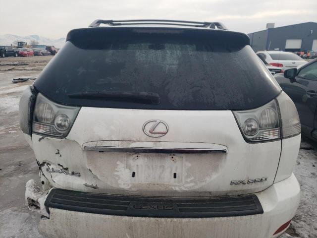 JTJHK31U372005527 - 2007 LEXUS RX 350 WHITE photo 6