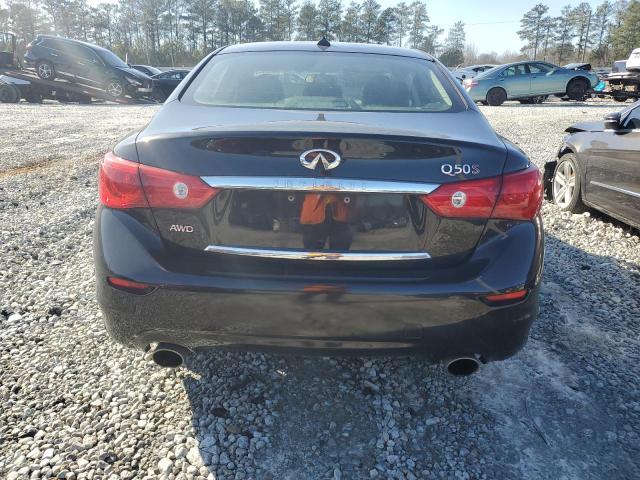 JN1BV7AR3EM697358 - 2014 INFINITI Q50 BASE BLACK photo 6