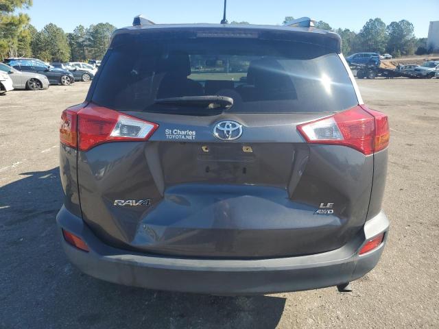 JTMBFREV5FJ046846 - 2015 TOYOTA RAV4 LE GRAY photo 6