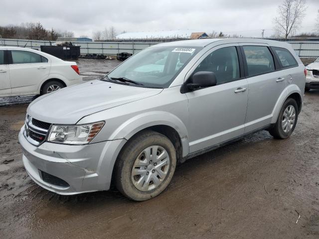 3C4PDCAB9ET102590 - 2014 DODGE JOURNEY SE GRAY photo 1