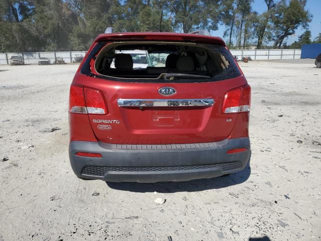 5XYKU3A13BG047946 - 2011 KIA SORENTO EX RED photo 6