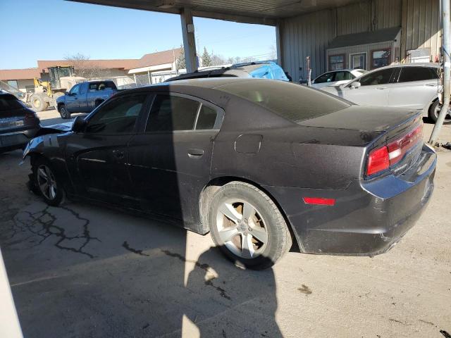 2C3CDXBG0EH284662 - 2014 DODGE CHARGER SE GRAY photo 2