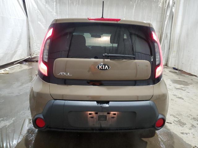 KNDJN2A24G7282498 - 2016 KIA SOUL TAN photo 6