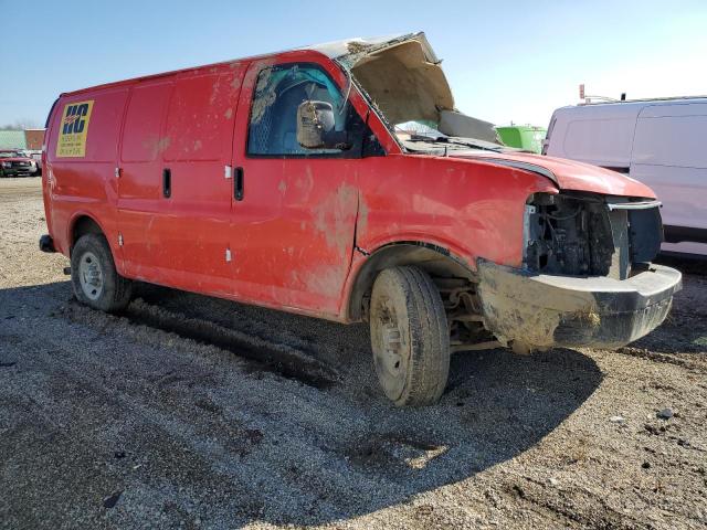 1GCWGAFP7M1305186 - 2021 CHEVROLET EXPRESS G2 RED photo 1