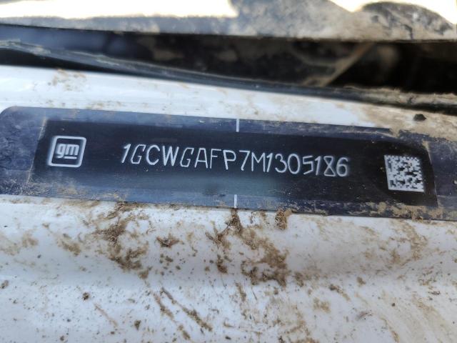 1GCWGAFP7M1305186 - 2021 CHEVROLET EXPRESS G2 RED photo 10