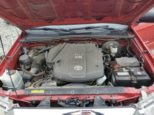 3TMLU4EN2CM102978 - 2012 TOYOTA TACOMA DOUBLE CAB 红色 照片 11