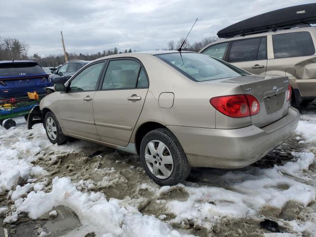 2T1BR32E27C778213 - 2007 TOYOTA COROLLA CE BEIGE photo 2