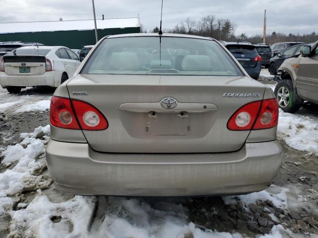 2T1BR32E27C778213 - 2007 TOYOTA COROLLA CE BEIGE photo 6