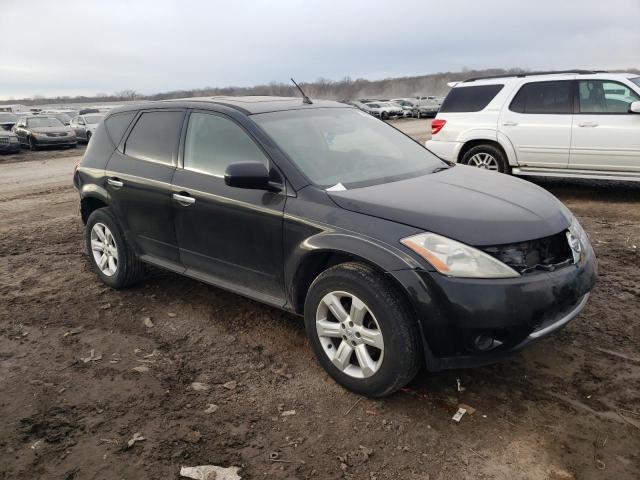 JN8AZ08W76W518166 - 2006 NISSAN MURANO SL BLACK photo 4