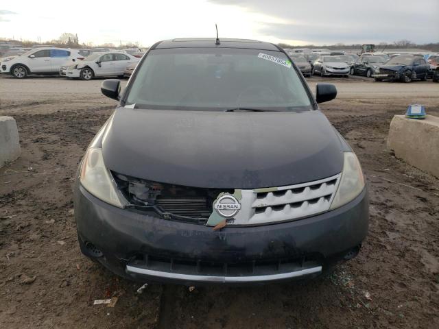 JN8AZ08W76W518166 - 2006 NISSAN MURANO SL BLACK photo 5