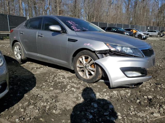 KNAGN4A79B5167835 - 2011 KIA OPTIMA EX SILVER photo 4