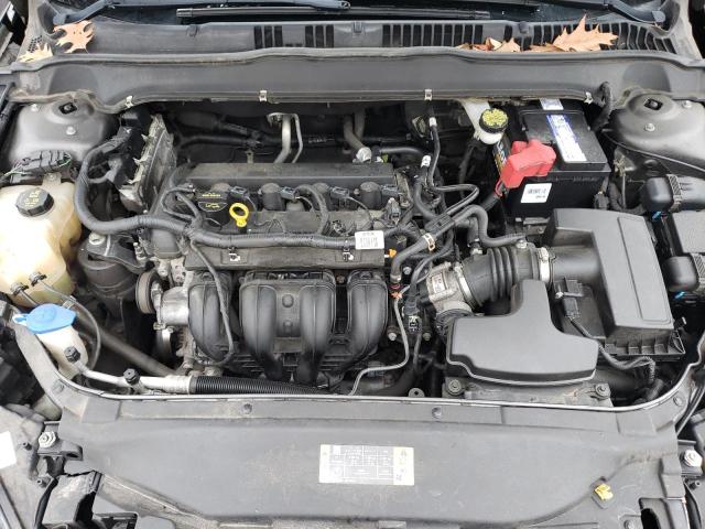 3FA6P0H72FR209858 - 2015 FORD FUSION SE GRAY photo 11