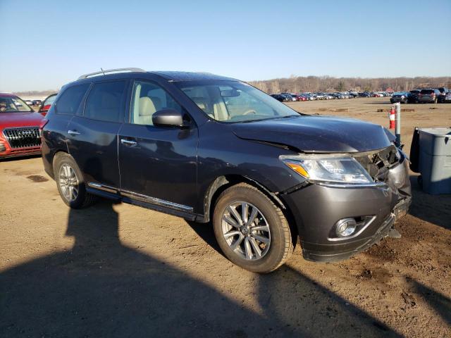 5N1AR2MM3EC613198 - 2014 NISSAN PATHFINDER S GRAY photo 4