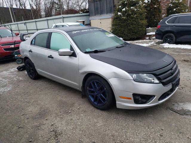 3FAHP0JA5BR331008 - 2011 FORD FUSION SEL GRAY photo 4