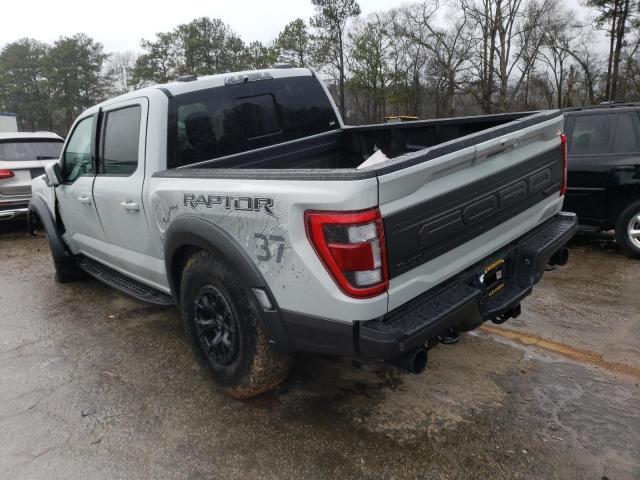 1FTFW1RG1PFA45678 - 2023 FORD F150 RAPTOR GRAY photo 2