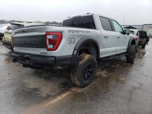 1FTFW1RG1PFA45678 - 2023 FORD F150 RAPTOR GRAY photo 3