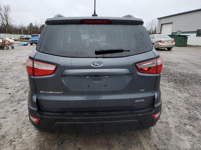 MAJ6S3GL4NC474938 - 2022 FORD ECOSPORT SE GRAY photo 6