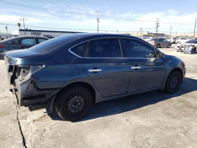 3N1AB7AP4EL682963 - 2014 NISSAN SENTRA S TEAL photo 3