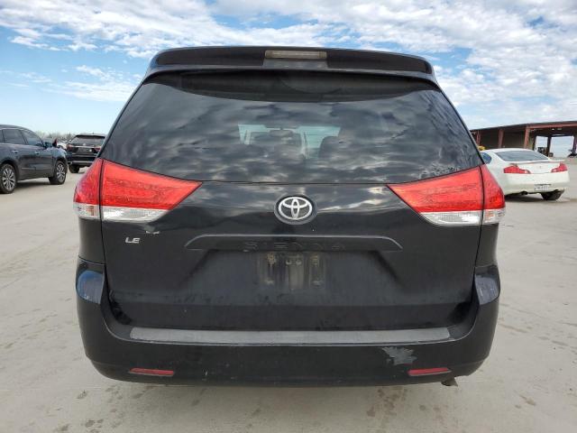 5TDKK3DC1ES445361 - 2014 TOYOTA SIENNA LE BLACK photo 6