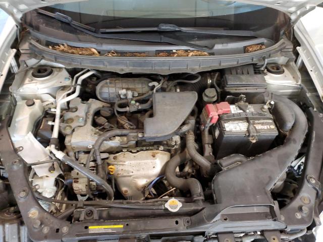 JN8AS5MV9DW605384 - 2013 NISSAN ROGUE S SILVER photo 11