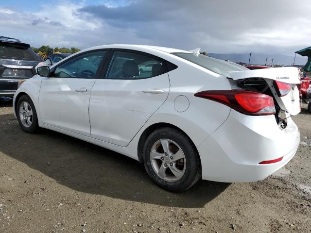 5NPDH4AE6EH524940 - 2014 HYUNDAI ELANTRA SE WHITE photo 2