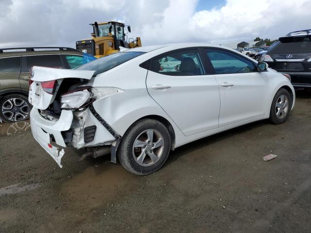 5NPDH4AE6EH524940 - 2014 HYUNDAI ELANTRA SE WHITE photo 3