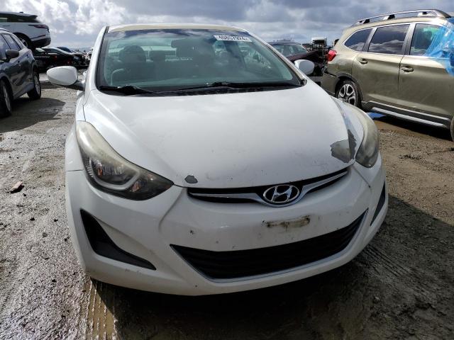 5NPDH4AE6EH524940 - 2014 HYUNDAI ELANTRA SE WHITE photo 5