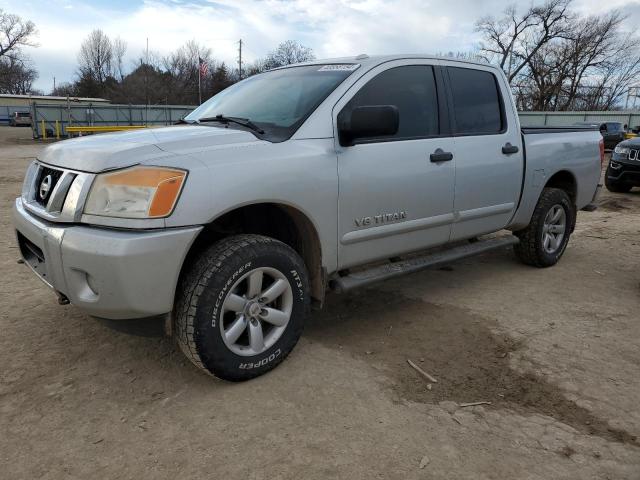 1N6BA0EC8DN301503 - 2013 NISSAN TITAN S SILVER photo 1