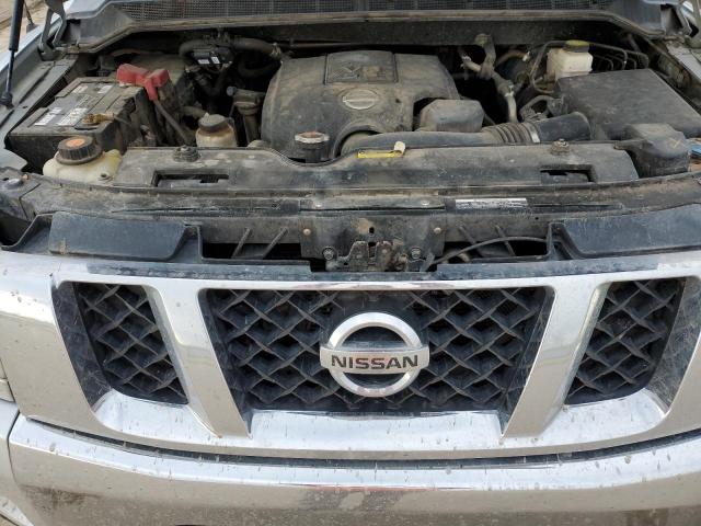 1N6BA0EC8DN301503 - 2013 NISSAN TITAN S SILVER photo 11