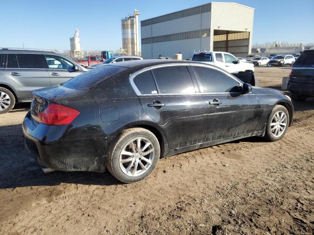 JNKBV61F27M811039 - 2007 INFINITI G35 BLACK photo 3