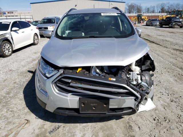 MAJ3S2GE5KC257683 - 2019 FORD ECOSPORT SE SILVER photo 5