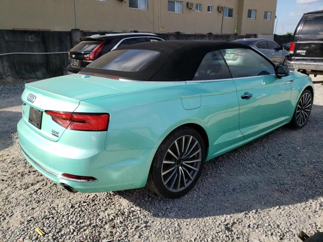 WAUYNGF56JN001526 - 2018 AUDI A5 PREMIUM PLUS GREEN photo 3