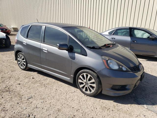 JHMGE8G5XCC027885 - 2012 HONDA FIT SPORT GRAY photo 4