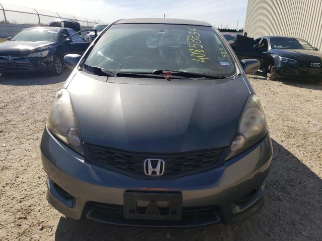 JHMGE8G5XCC027885 - 2012 HONDA FIT SPORT GRAY photo 5