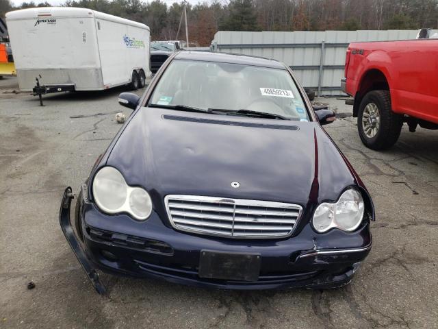 WDBRF92H97F889352 - 2007 MERCEDES-BENZ C 280 4MATIC BLUE photo 5