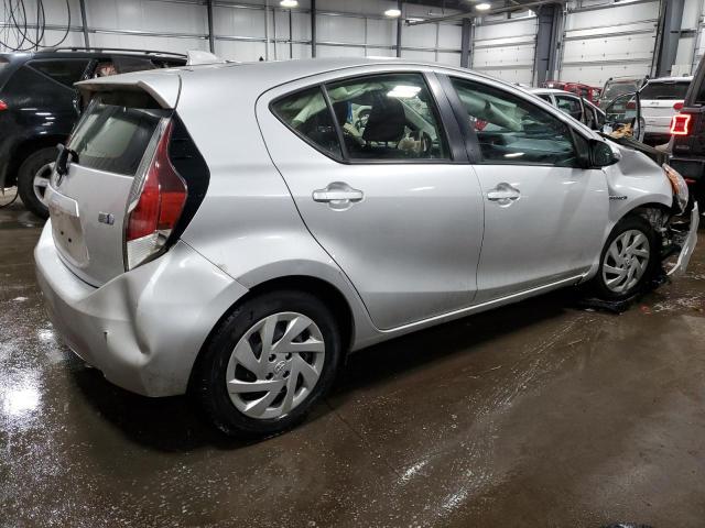 JTDKDTB30F1576566 - 2015 TOYOTA PRIUS C SILVER photo 3