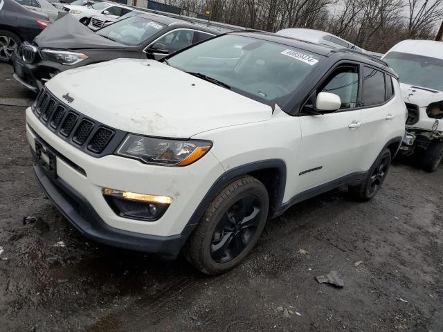 3C4NJDBB2LT100293 - 2020 JEEP COMPASS LATITUDE WHITE photo 1