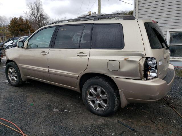 JTEDP21A950068669 - 2005 TOYOTA HIGHLANDER LIMITED GOLD photo 2