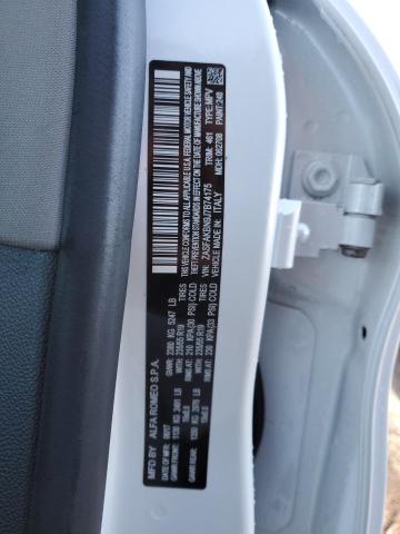 ZASFAKBN9J7B74175 - 2018 ALFA ROMEO STELVIO TI WHITE photo 12