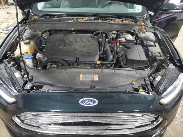 3FA6P0HD0ER289939 - 2014 FORD FUSION SE BLUE photo 11