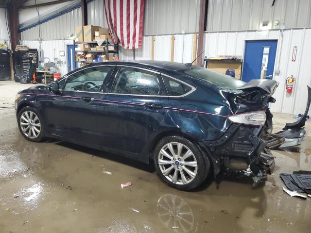 3FA6P0HD0ER289939 - 2014 FORD FUSION SE BLUE photo 2