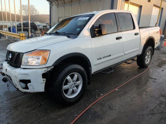 1N6BA0EC1CN307867 - 2012 NISSAN TITAN S WHITE photo 1