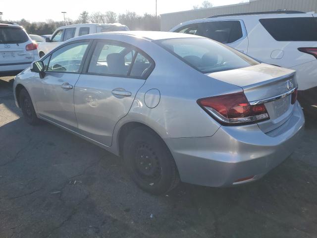 2HGFB2F56DH565861 - 2013 HONDA CIVIC LX SILVER photo 2