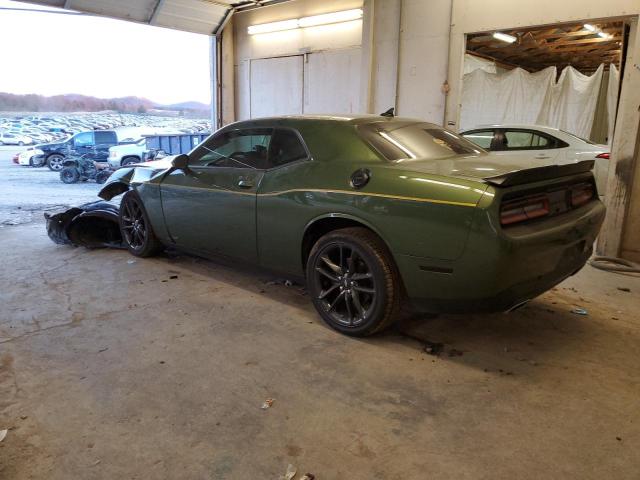 2C3CDZKG2MH501347 - 2021 DODGE CHALLENGER GT GREEN photo 2