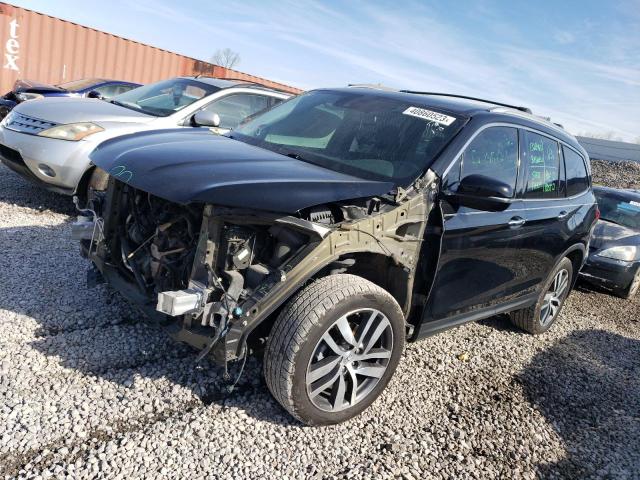 5FNYF6H07HB031848 - 2017 HONDA PILOT ELITE BLACK photo 1